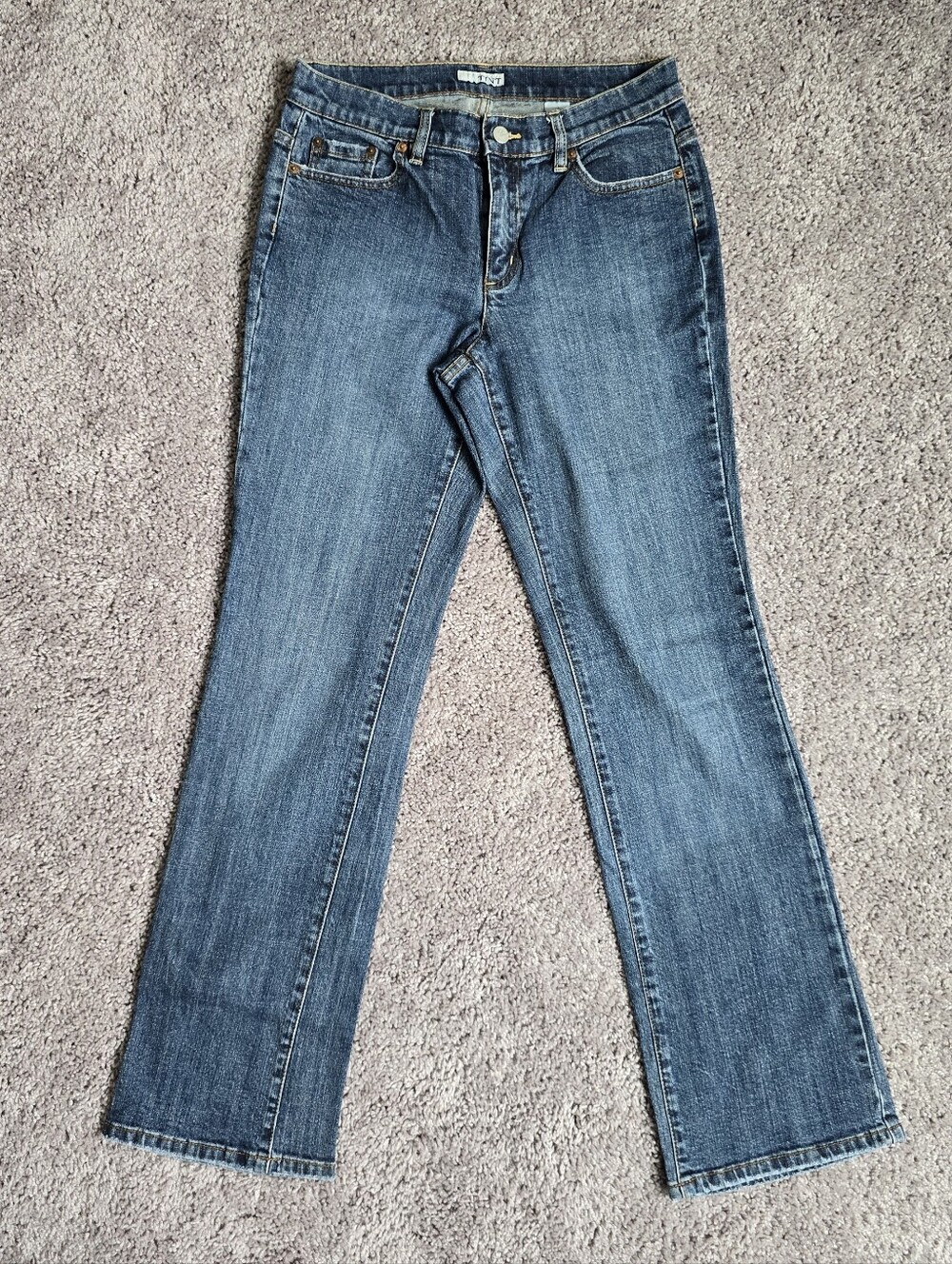 Vintage TINT Jeans Womens Liz Claiborne Inc Denim Retro Straight 30x31 6 Blue